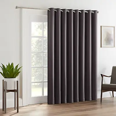 Tricia Thermal Insulated Darkening Single Panel Drape Blinds Backyard 84 In X 1 • $37.16