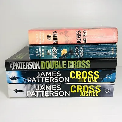 $23.90 • Buy 5x James Patterson Alex Cross Bundle Roses Are Red + London Bridges + More