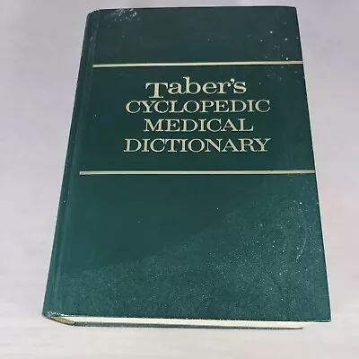 Taber S Cyclopedic Medical Dictionary  • $3.38