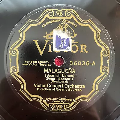VICTOR CONCERT ORCHESTRA Victor 36036 78rpm 12  (Pop) • $14.99