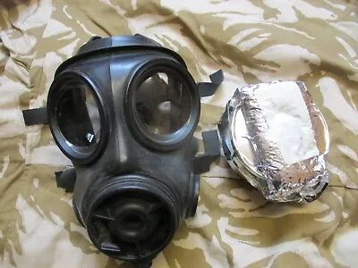 1987 AVON BRiTiSH Army ISSUE Respirator Gas Mask S10 SIZE 3 MEDIUM Gulf War 1 • £114.99