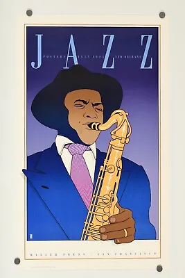 “JAZZ Posters July 1981 New Orleans” Vintage Art Poster WALLER PRESS SF CA • $49.99