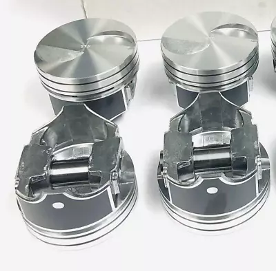 PISTONS Flat Top Set/4 For Mercruiser Marine 470/470R/488R Ford 3.7L 224ci +.020 • $138.64