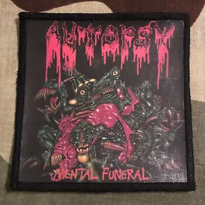 Autopsy Mental Funeral Sublimated Printed Patch A057P • $7.99