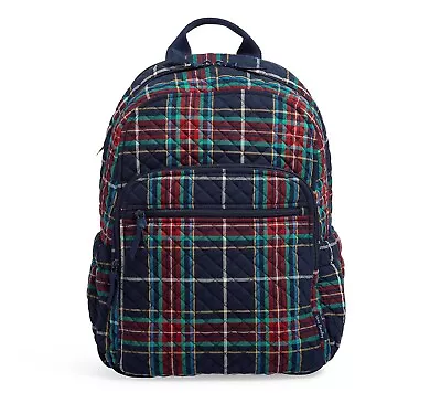 NEW WITH TAGS Vera Bradley Campus Backpack In Tartan Plaid Pattern • $70