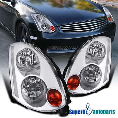 Fits 2003-2005 Infiniti G35 Coupe 2Dr HID Xenon Type Headlights Lamp • $238.98