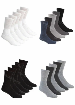 £11.97 • Buy 10 Pairs Mens BIG FOOT Cotton Running Performance Sport Socks Size UK 12-14