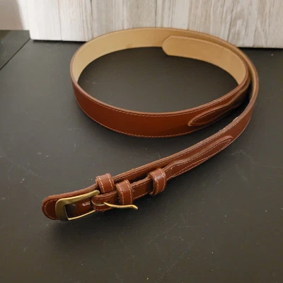 $24.95 • Buy Tony Lama Brown Leather Belt  Made In The USA Men's Size 40