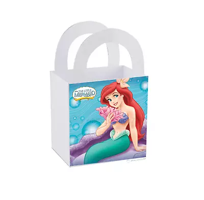 8 Little Mermaid Princess Ariel Treat Box Party Favor Loot Goody Bag  3  X 3  • $11