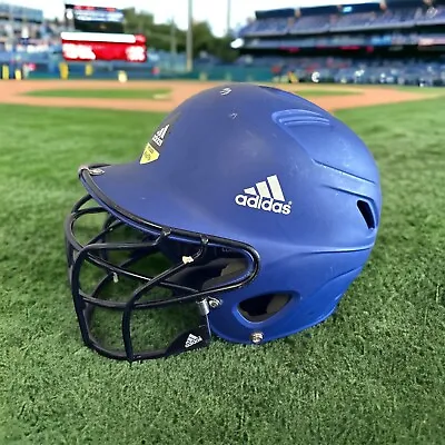 Adidas Incite Baseball Softball Helmet Climacool W/Face Guard 6 3/8 -7 5/8  Blue • $20