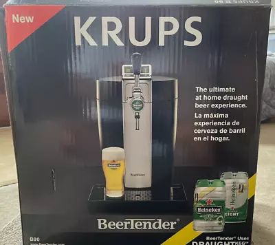 Krups BeerTender Mini Beer Tap Keg Syst Cooling Kegerator B90 BONUS 5 Beer Tubes • $119.99