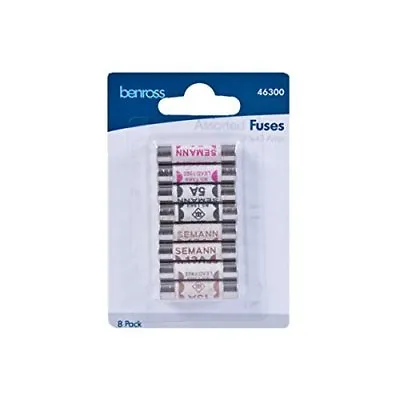 Domestic Household Ceramic Mixed Fuses 3amp - 5amp - 13amp - 8 Pack • £2.09