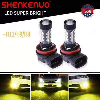 For Infiniti FX35 2006-2011 2012 Fog Light 3000k/6000k/8000k LED Bulbs Bright 2x • $15.52