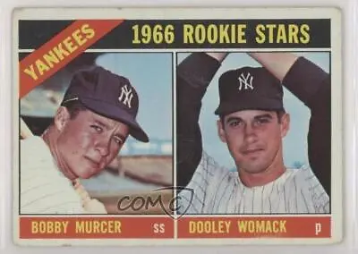 1966 Topps 1966 Rookie Stars Bobby Murcer Dooley Womack #469 Rookie RC • $16.62