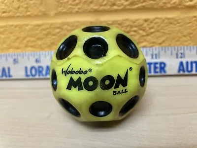 Original MOON BALL WABOBA HYPER BOUNCING BALL TO THE MOON NEON YELLOW • $7.99