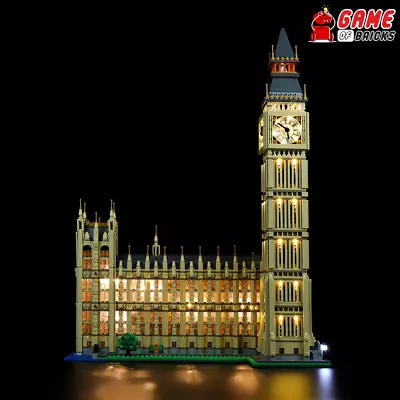 LED Light Kit For Big Ben - Compatible With LEGO® 10253 Set (Remote Version) • $118.01