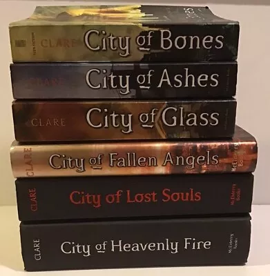 The Mortal Instruments Series Set Lot Of 6 Books Cassandra Clare Complete 1-6 • $31.99