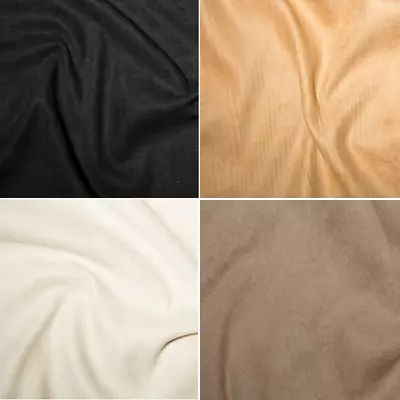 High Quality Polyester Faux Suede Fabric 150cm Wide Suedette • £1.50