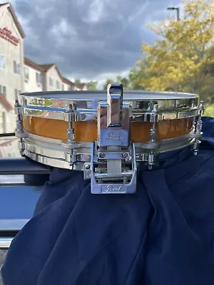 Pearl Free Floating Piccolo Snare Drum-14 X 3.5  Maple Shell 1 Gen Grooved Lugs • $500