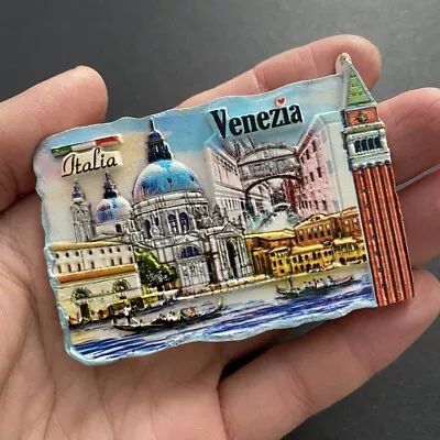 Italy Venice Venezia Gondola Tourist Travel Souvenir Gift 3D Resin Fridge Magnet • $6.99