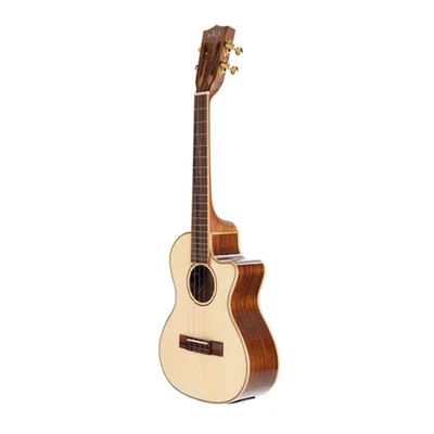 $739.39 • Buy Kala KA-SKTGE-C Hawaiian Koa Acoustic/Electric Tenor Ukulele With Cutaway & EQ