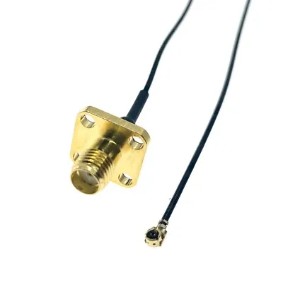 IPX/u.fl To SMA Female Jack Flange Panel Mount 4 Hole Connector Cable 1.13mm • $5.18