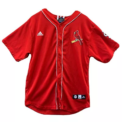 St. Louis Cardinals Matt Holliday #7 Adidas MLB Jersey Youth Size XL Red White • $24.99