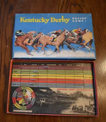 Vintage 1938 Kentucky Derby Horse Racing Game No. 2956 Whitman Publishing USA  • $14