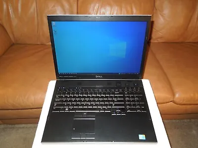 Dell Precision M6500 Laptop Computer +NEW Battey -17.3 Screen -Windows 10 -250GB • $200