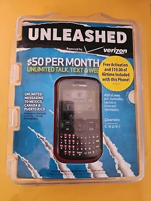 Pantech TXT8035PP Caper Verizon Locked Prepaid New SEALED • $25.49