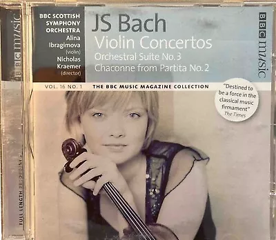 JS Bach Violin Concertos Orchestral Suite No 3 Chaconne No 2 -  BBC Vol 16 No 1 • £2