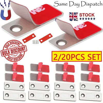 £5.59 • Buy 20x Magnetic Door Catch Latch Heavy Duty For Kitchen Cabinet Cupboard Wardrobe