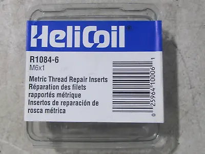 HeliCoil R1084-6 M6x1 Metric Thread Repair Inserts 12PACK • $8.98