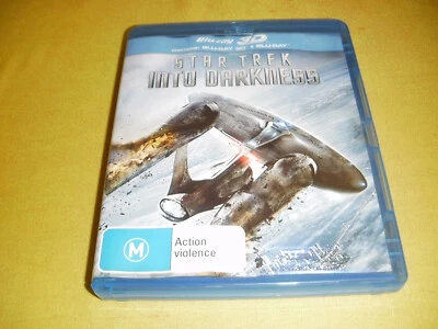 $7.90 • Buy STAR TREK INTO DARKNESS 3D + 2D BLU RAY DISC As NEW 2013 Action Sci-fi REGION B