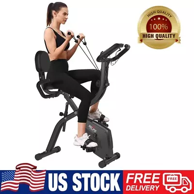 Indoor Exercise Bike Upright Stationary Cycling Bicycle Cardio Fitness Workout • $127.99