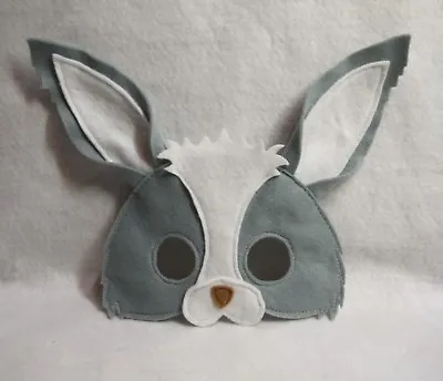 Rabbit Costume Mask Children's Costume Dress Up Bunny Hare Theatre Adult Child • £18