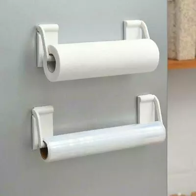 NEW Fridge Storage Towel Paper Roll Holder Cling Film Magnetic Shelf Rack L6P1 • £5.99