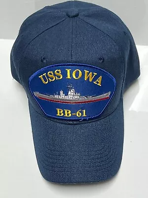 Us Navy Uss Iowa (bb-61) Military Hat/cap • $15.25