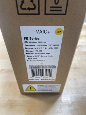 $749.99 • Buy NEW VAIO 14.1  FHD VWNC71429-SL Laptop Notebook I7 16GB RAM 1TB SSD