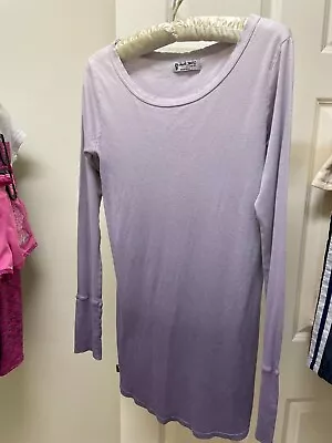 Michael Stars Maternity Tshirt M Purple Long Sleeves • $6.50