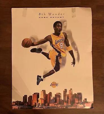 Vintage Kobe Bryant 2002 Starline Print/Poster 8th Wonder 16x20 MINT #3628 • $35