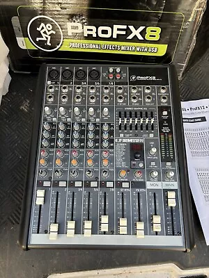 Mackie Profx8 Professional 8-channel Mixer Effects Mixer With Box & Manual • $140