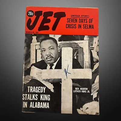 Martin Luther King Jr Tragedy In Selma  JET Magazine March 25 1965 • $49