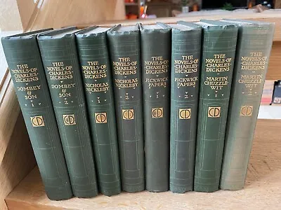 Charles Dickens  8 Volumes - Caxton London Edition Novels From Early 1900s • £12.99