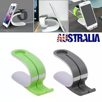 $12.99 • Buy For Apple Watch IWatch IPhone 2in1 Charging Dock Station Stand Charger Holder