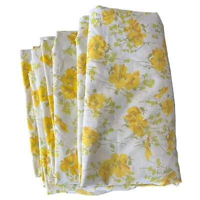 Morgan Jones Full Sheet Set Groovy Floral Dress Making Sewing Repurpose Vintage • $20