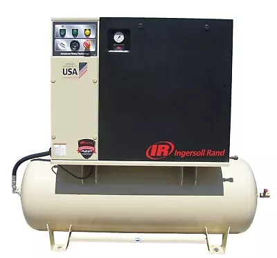 Ingersoll Rand UP6 10 HP Rotary Screw Air Compressor With 80 Gallon Tank • $4995