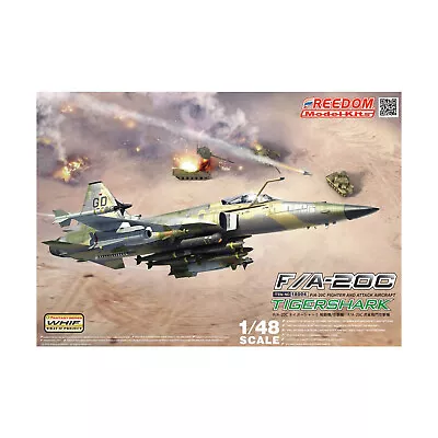 Freedom Model Kit Modeli 1/48  F/A-20C Tigershark Fighter/Attacker W/Weapo New • $74.95