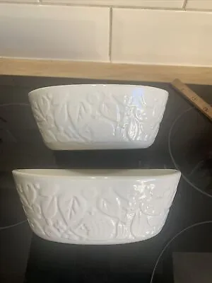 Pair Of Mason Cash In The Forest Pie Dish Cream  • £12