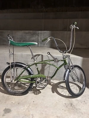 $1400 • Buy SCHWINN STINGRAY, 3-Speed, Stik Shift, Campus Green, Original, Full Suspension